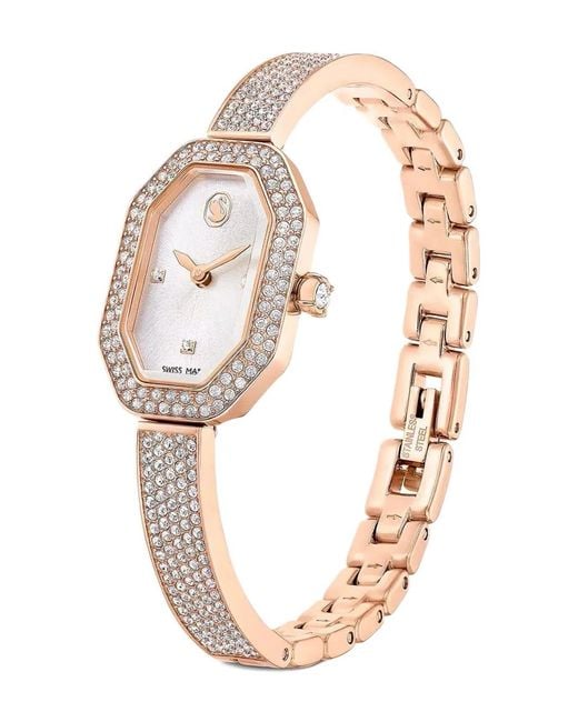 Swarovski White Dextera Bangle 19Mm