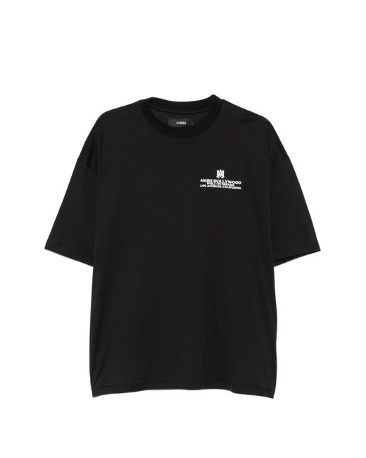 Amiri Black T-Shirt With Logo for men