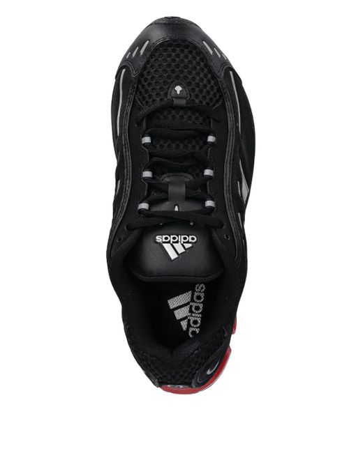 Adidas Black Megaride Mesh-Panelled Sneakers for men