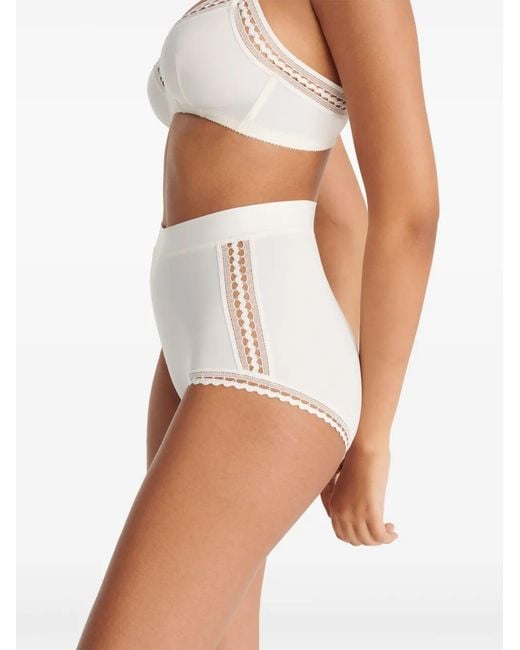 Eres White Tempo High-Waisted Briefs