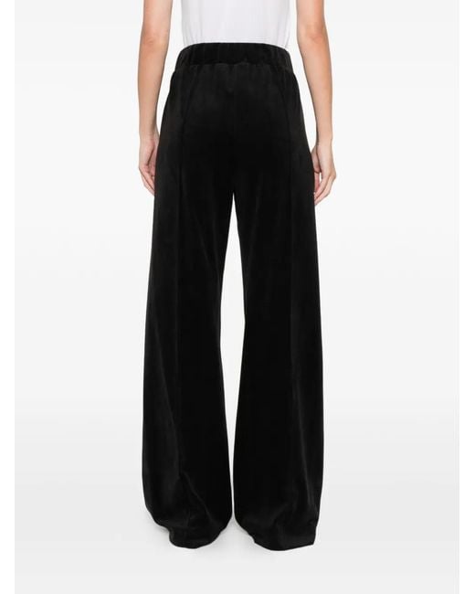 Marina Rinaldi Black Garian Drawstring Track Pants