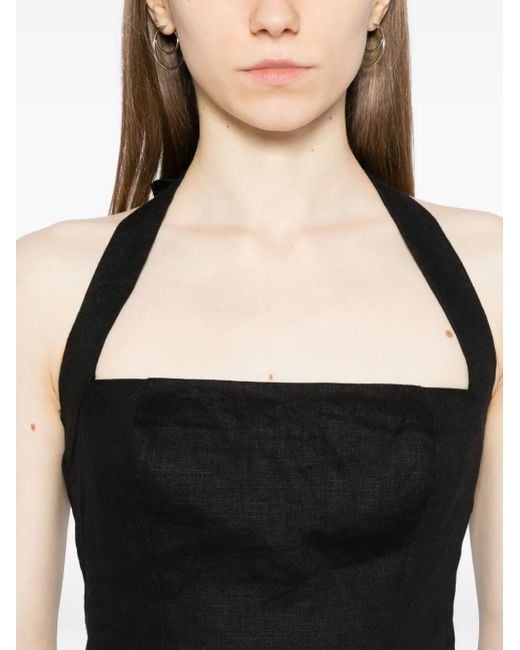 Reformation Malika Top in het Black
