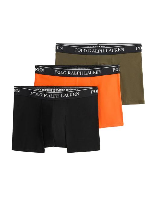 メンズ Polo Ralph Lauren ボクサーパンツ 3枚組 Black