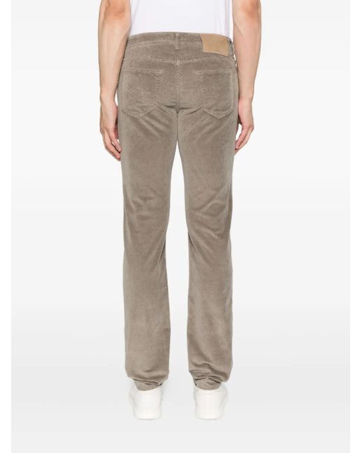Jacob Cohen Gray Corduroy Trousers for men