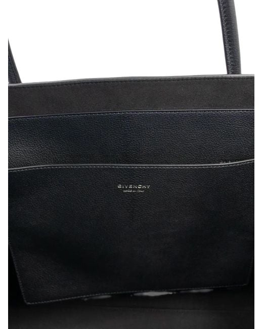 Givenchy Black Medium Antigona Soft Lock Padlock-Detail Tote Bag for men