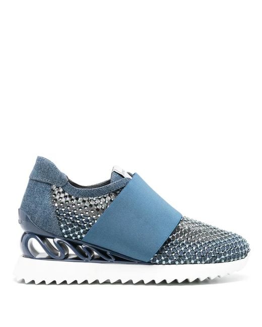 Le Silla Blue Gilda Chunky Sneakers