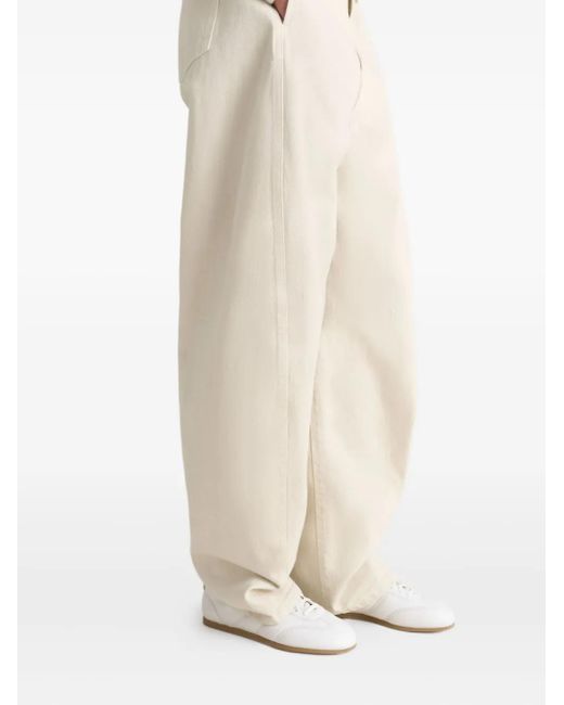 Lemaire White Leather Sneakers