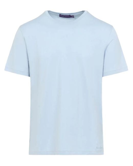 Ralph Lauren Blue Cotton T-Shirt for men
