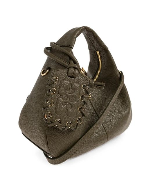 Ganni Green Mini Sac Cabas Hobo