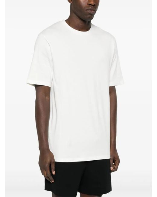 Jil Sander White Seasonal Graphic Print "Love Is The Beginning" T-Shirt for men