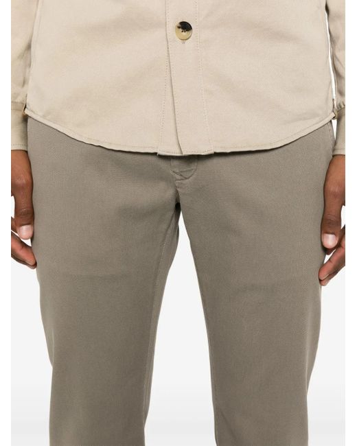 メンズ Jacob Cohen Cotton-blend Trousers Gray