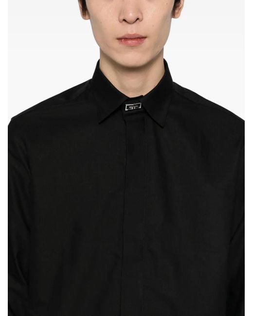 Camisa De Algodón Givenchy de hombre de color Black