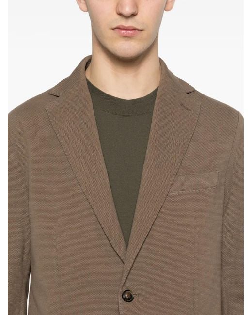 Circolo 1901 Brown Patch-Pocket Jacket for men