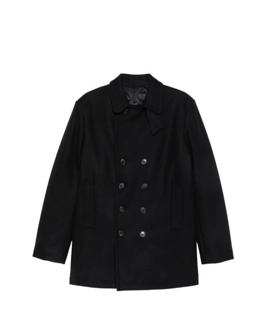 Isabel Marant Black Double-Breasted Coat for men