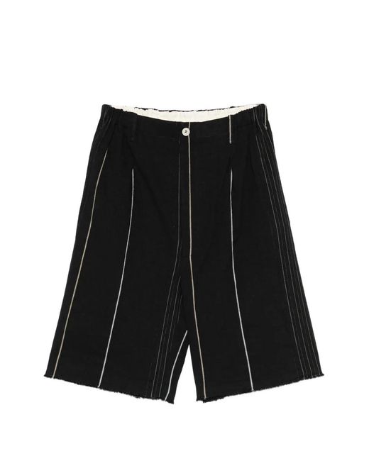 Phisique Du Role Black Striped Shorts