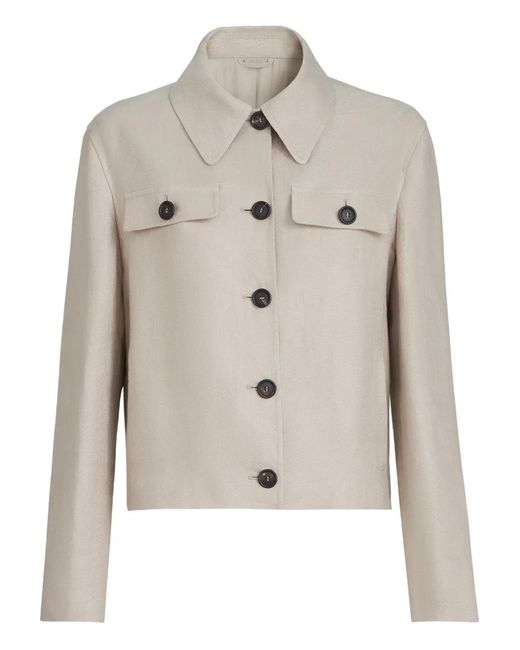 Brunello Cucinelli Natural Linen Jacket