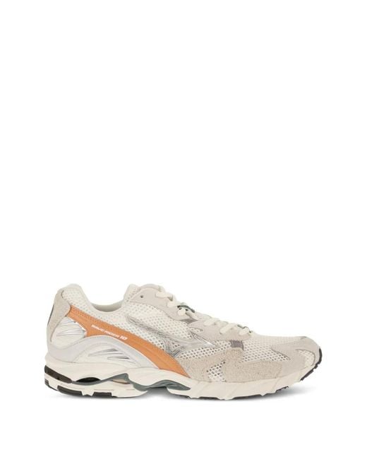 Mizuno White Wave Rider 10 Mesh-Panels Sneakers for men