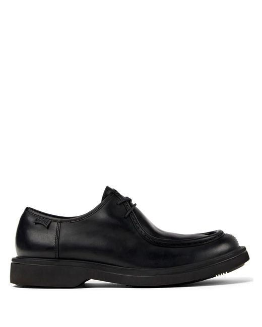 Camper Black Norman Leather Loafers for men