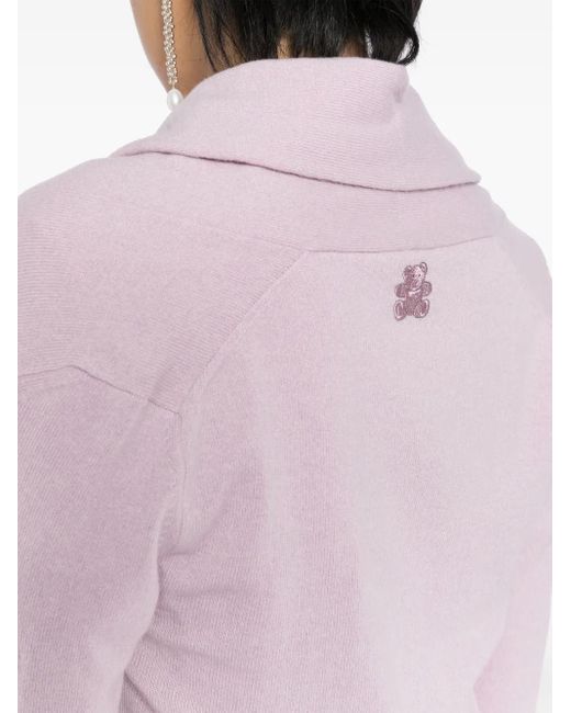 Teddy Cashmere Pink Venezia Cardi-Coat