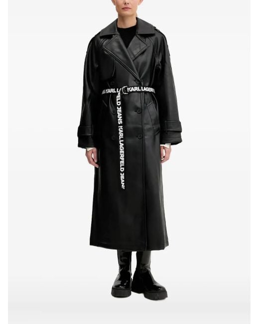 Jersey con puños de canalé Karl Lagerfeld de color Black