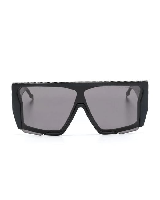 Dita Eyewear Gray Eckige Subdrop Sonnenbrille