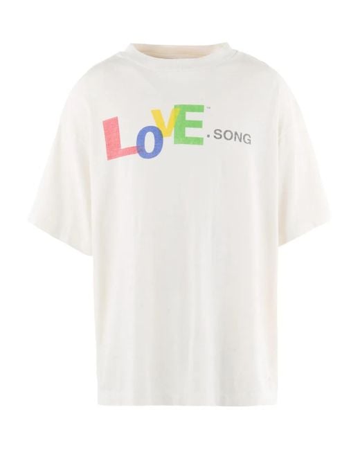 SAINT Mxxxxxx White Love Song T-Shirt for men