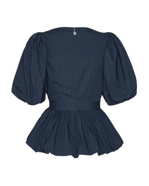 ROTATE BIRGER CHRISTENSEN パフスリーブ トップ Blue
