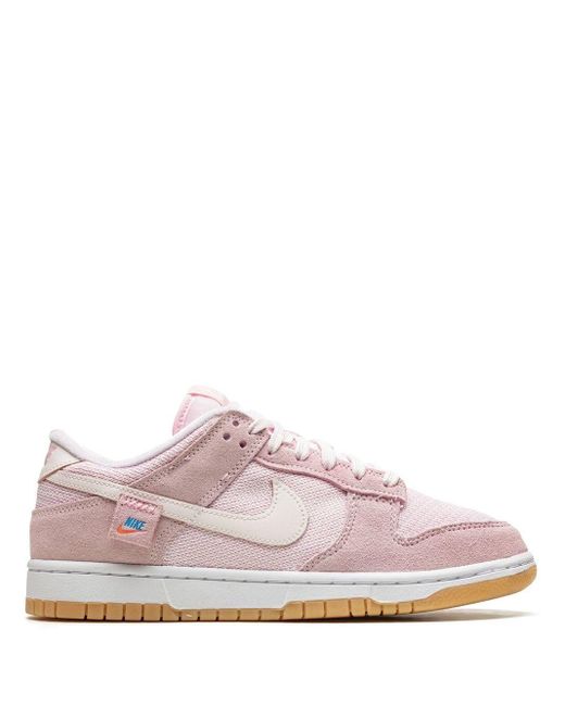 Nike Pink Dunk Low SE Sneakers