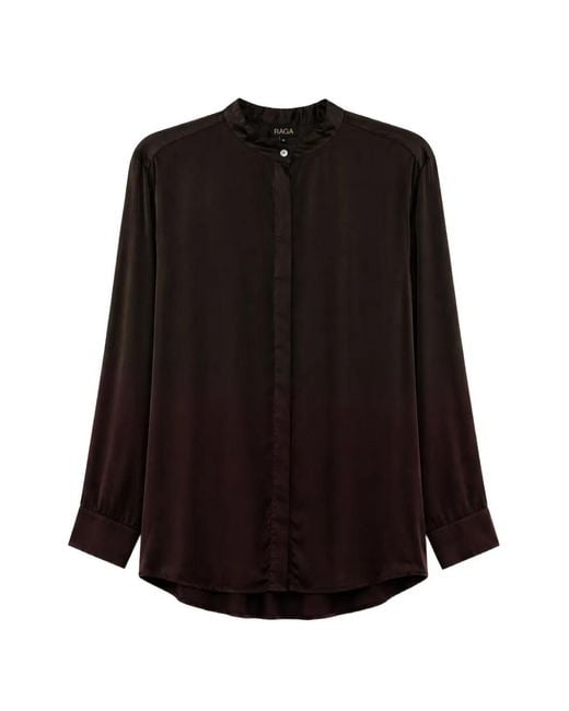 Yavi Black Ruffled Shirt