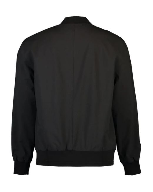 June79 Black Wool Bomber Jacket for men