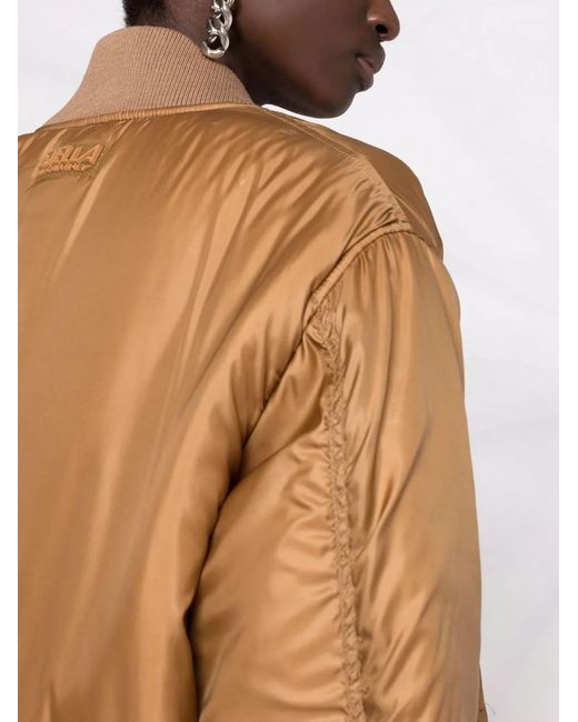 Stella McCartney Blue Padded Bomber Jacket