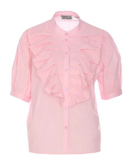Camicia Hamadeus di Essentiel Antwerp in Pink