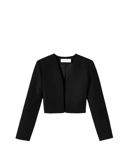 D'Estree Black Cropped Smart Jacket