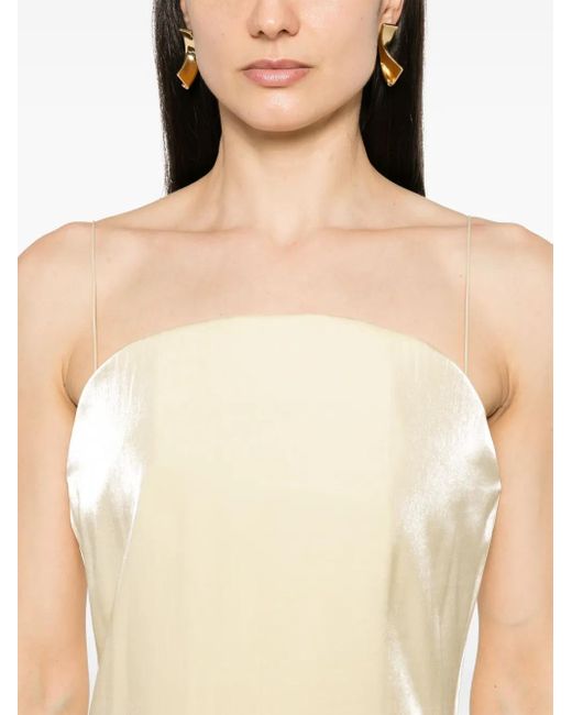 Jacquemus White La Robe Carino Midi Dress