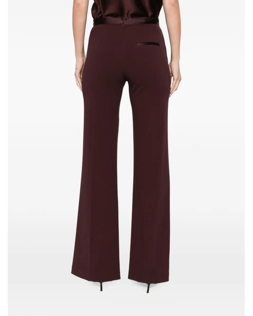 Imperial Purple Pressed-Crease Trousers