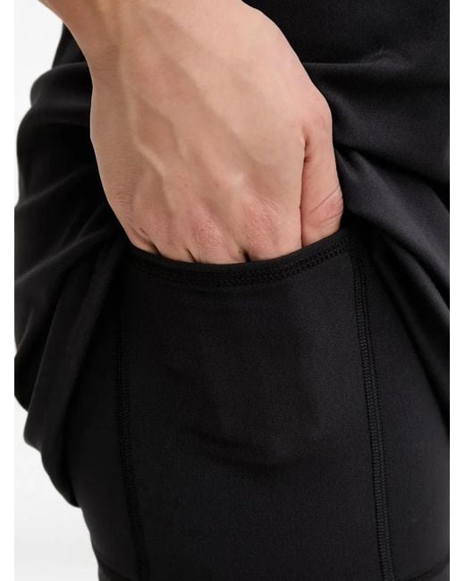Under Armour Black Mini Cross-Back Built-In Shorts Dress