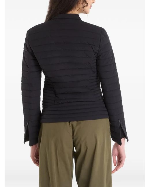 Guess Black Quilted Zip Jacket