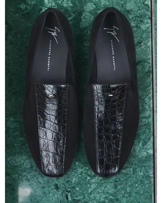 Giuseppe Zanotti Black Tuxedo Loafers for men