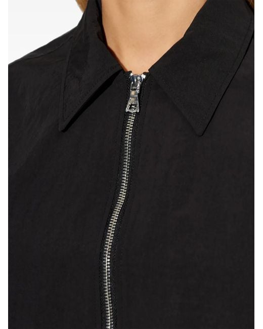 Officine Generale Black Marla Zip Jacket