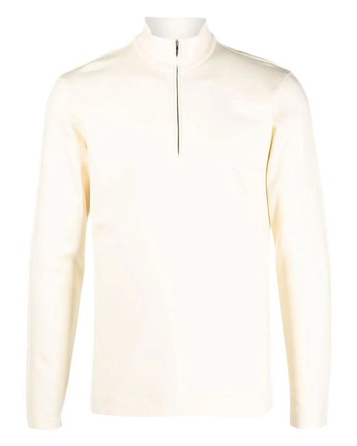 Orlebar Brown Natural Neilson Half-Zip Jumperr for men