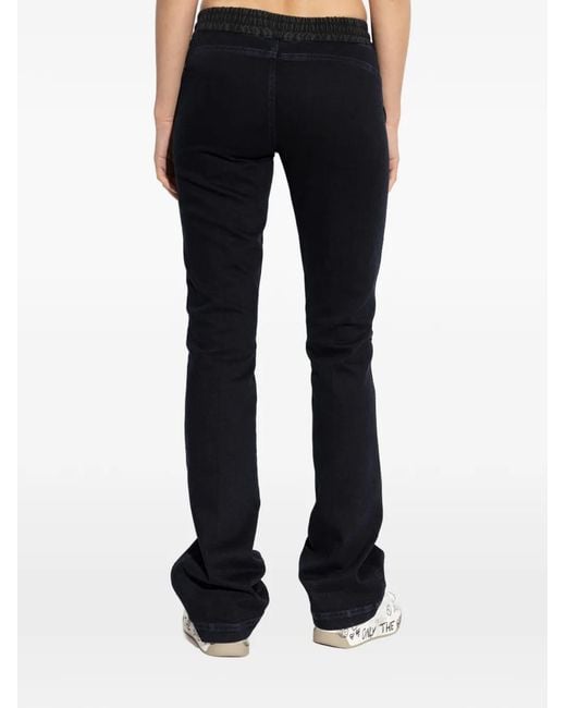 DIESEL Black 2069 D-Ebbey Drawstring-Waist Trousers
