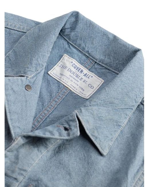 RRL Blue Combinaison À Manches Courtes