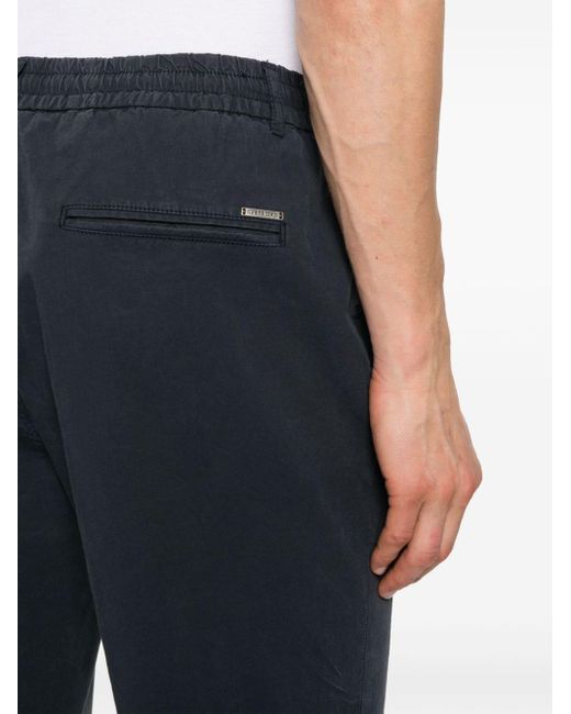Peserico Blue Straight-leg Trousers for men