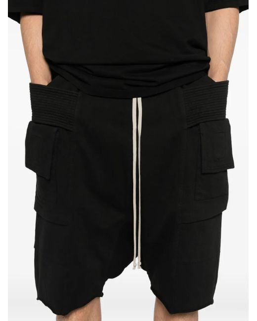 メンズ Rick Owens カーゴショーツ Black