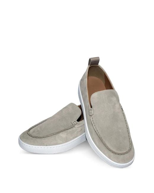 Lanvin Gray Suede Loafers for men