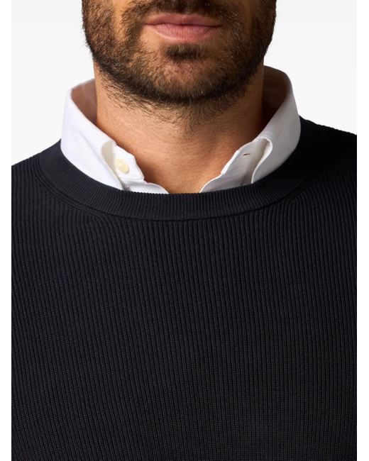 Brooks Brothers Blue Jersey Sweatshirt for men