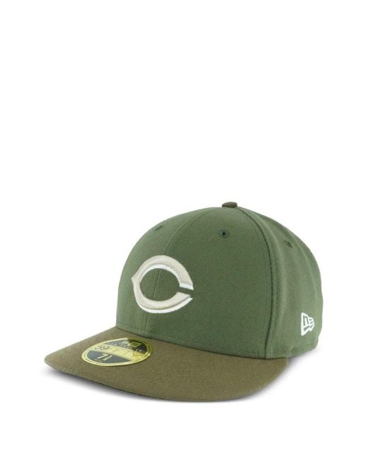 KTZ Green 59Fifty Cincinnati Reds Baseball Cap for men