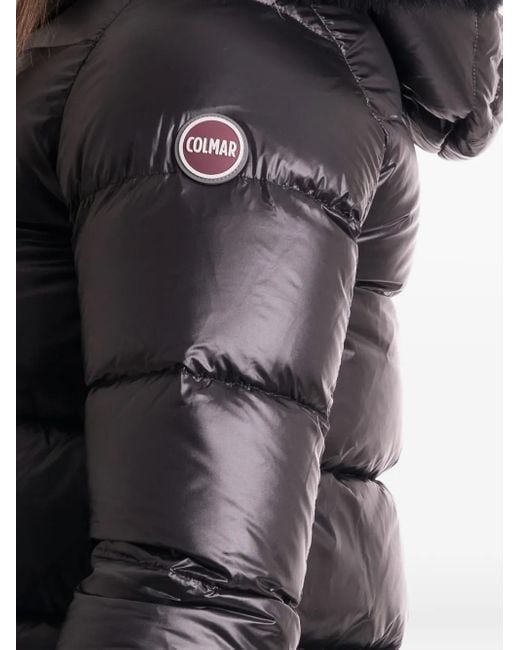 Colmar Black Hooded Puffer Jacket