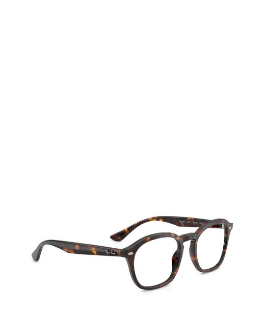 Ray-Ban Black Runde Brille