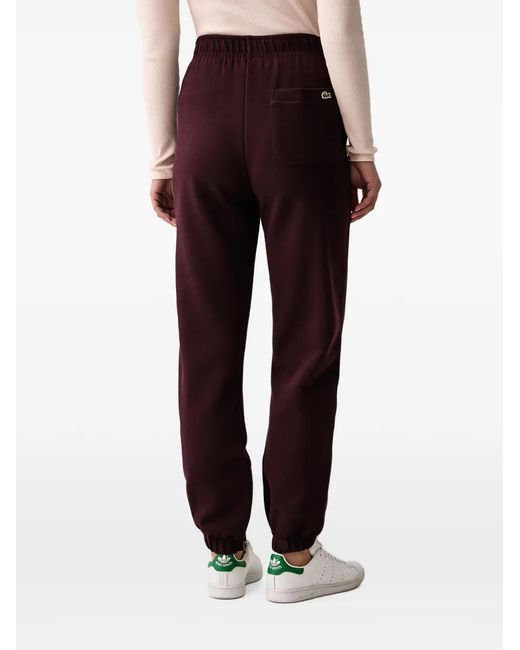 Lacoste Red Logo-Patch Track Pants